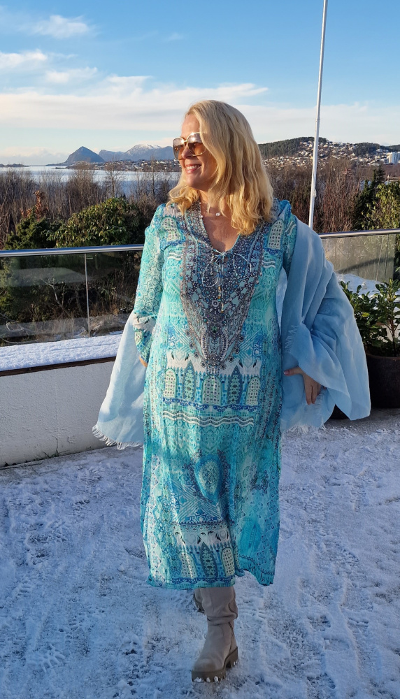 Valery Vain Riva Dress In Sunset FINAL SALE main image 0